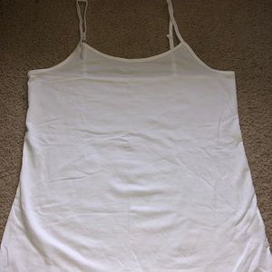 white tank top